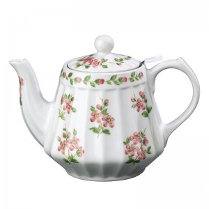 AndreabySadek Apple Blossoms 36 oz. Porcelain China Teapot ABYS1003